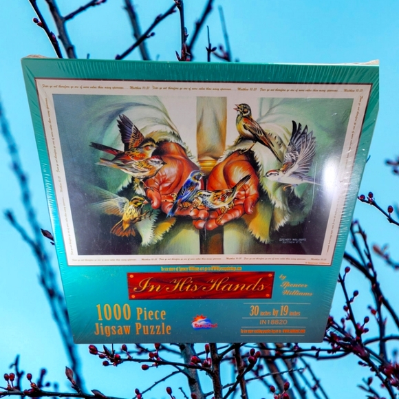 In his hands, 1000 piece jigsaw puzzle (nib) - Picture 1 of 5